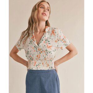 Bloom Brigade Sort Sleeve Shirt